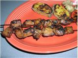 Mustard-Bourbon Kabobs