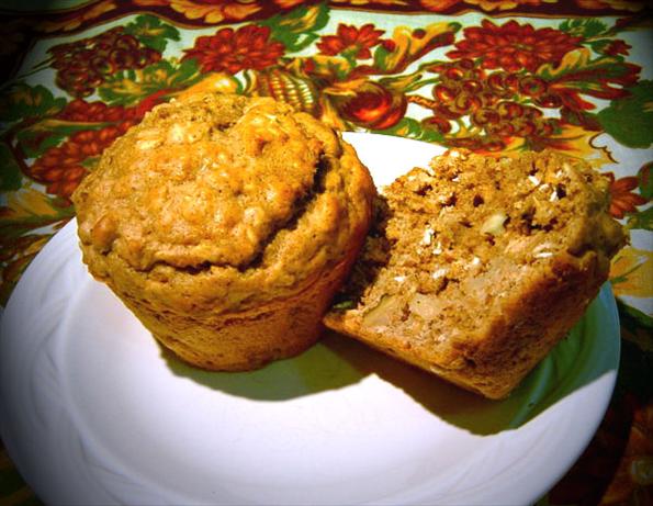 Maple Pear Oatmeal Muffins. Photo by Mikekey