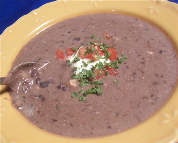 Easy, Low-Fat Black Bean Soup. Photo by *Parsley*