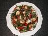 Tomato-Cucumber Stack w/ Fresh Mozzarella