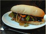 Sausage Sandwiches With Peppers, Onion and Olives