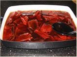 Red Chili Sauce  (To Be Used With Traditional Tamales). Photo by Claire de Luna