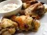 Garlic-Lime Chicken Wings With Chipotle Mayonnaise