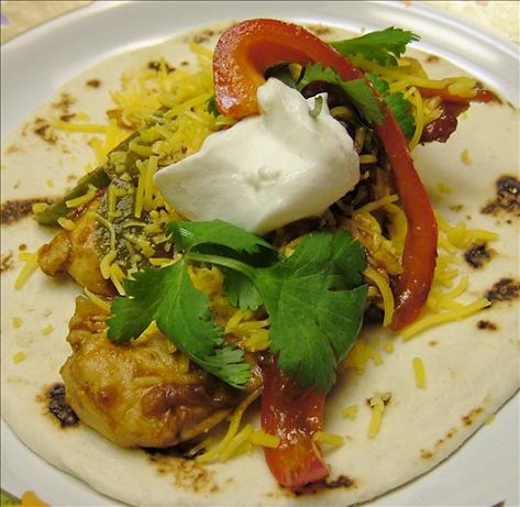 Fast Family Chicken Fajitas. Photo by PanNan