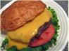 Classic Beef Burgers With Cheese Sauce