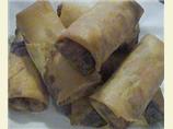 My Very Own Spring Rolls With Peanut Sauce