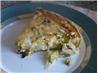 Leek, Onion, Brussels Sprouts Quiche/Pie. Recipe by kiwidutch