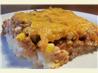 Cheddar Meat and Potato Casserole