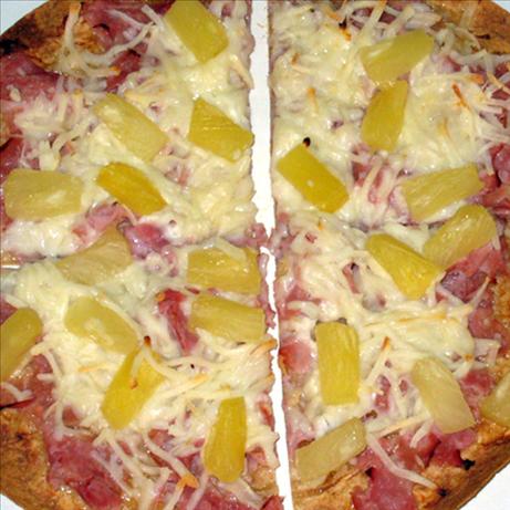 Teriyaki Tortilla Pizza for One. Photo by yogiclarebear