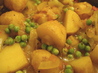 Nepalese Potato, Tomato  and Pea Curry