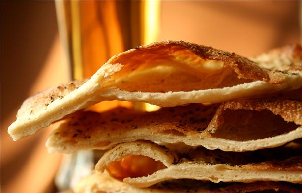Crispy Beer Flat Bread. Photo by GaylaJ