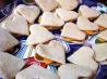 Cheddar and Chutney on Brioche Tea Sandwiches. Recipe by abloom69