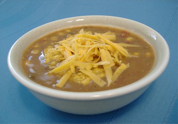 Beef Taco Soup. Photo by Deb's Recipes