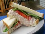 Tuna Fish Salad on a Bed of Lettuce