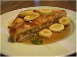 Banana and Peanut Butter Toast. Photo by ida ku zaifah