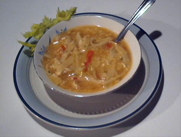 Sweet and Sour Egg Drop Soup. Photo by I am Chef #290330. Watch out, Chen Kenichi!