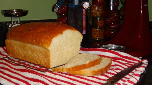 "soft As Wonder"  White Bread. Photo by Bake it Baby