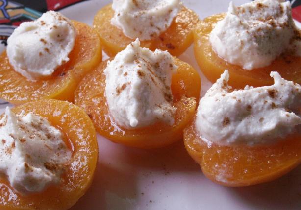 Ricotta Stuffed Apricots. Photo by JanuaryBride