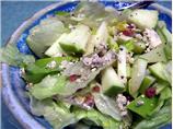 Mixed Apple Salad over Greens