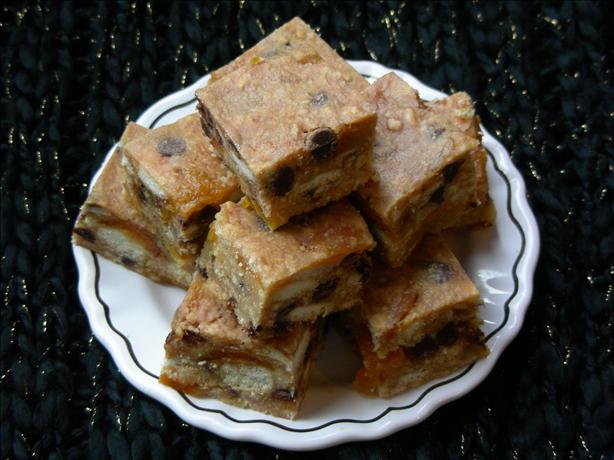 Rachel's Apricot Fudge Biscuit Slice (Unbaked). Photo by kiwidutch