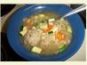 Italian Chicken Meatball Soup With Barley