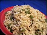 Green Pepper Brown Rice