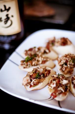 Warm Mushroom  Crostini. Photo by That's Right, I'm the Chef