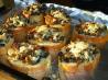 Warm Mushroom  Crostini