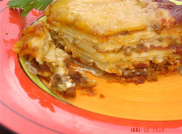 Mexican Lasagna. Photo by lets.eat