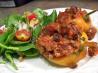 Ground Beef Stuffed Green Bell Peppers. Recipe by Cindy Hartlin