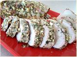 Roasted Pork Loin With Rosemary , Lavender and Garlic