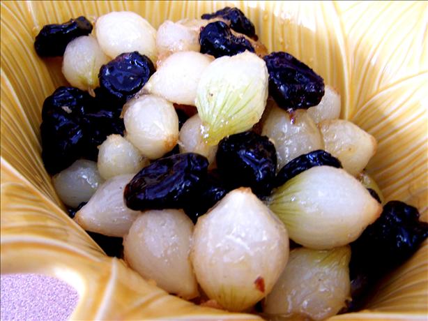 Pearl Onions With Dried Cherries. Photo by Rita~