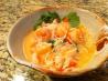 Shrimp and Butternut Squash in Coconut Milk Broth