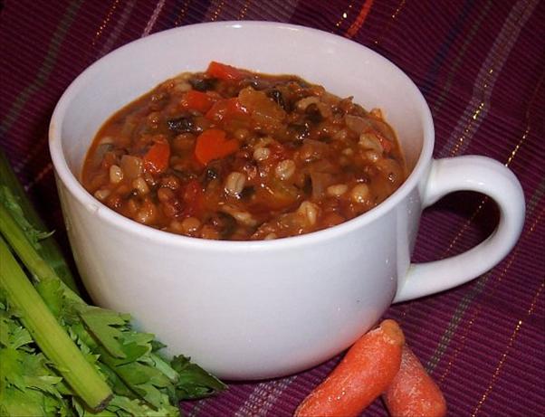 Lentil and Barley Soup. Photo by JeriBinNC