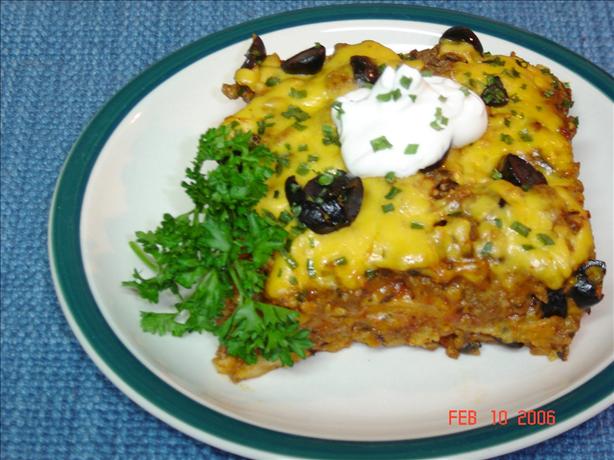 Enchilada Casserole. Photo by lets.eat