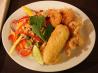 Prawn and Chicken Stuffed Calamari - Thai Style