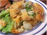 Broccoli and Cauliflower Gratin