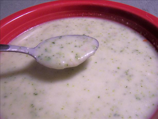 Creamy Broccoli Cauliflower Soup With Blue Cheese. Photo by *Parsley*