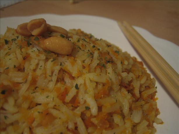 Carrot Rice with Peanuts. Photo by Elodie