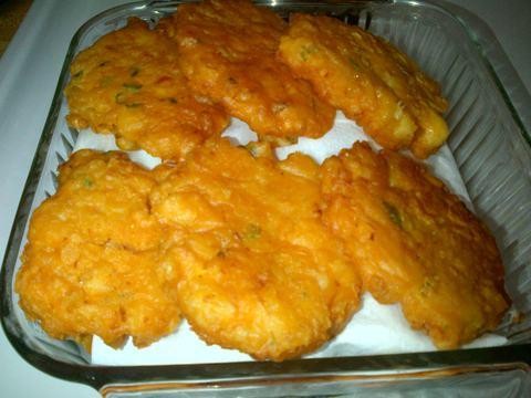 Bacalaitos - Fried Codfish Fritters. Photo by Obeah