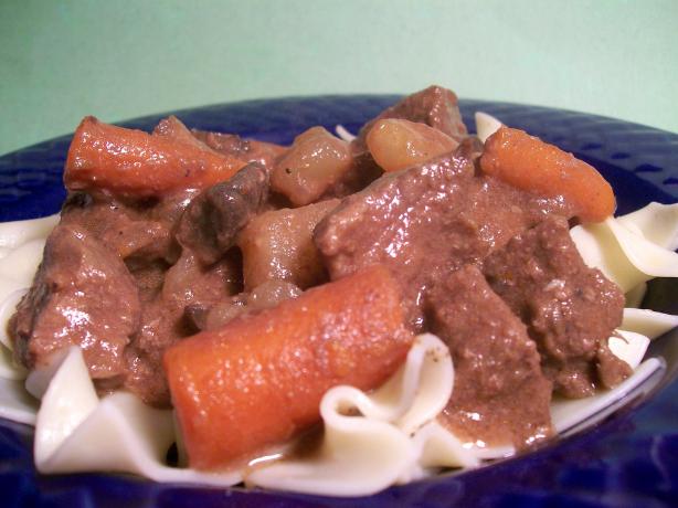 Crock Pot Wild Mushroom Beef Stew. Photo by Sharon123