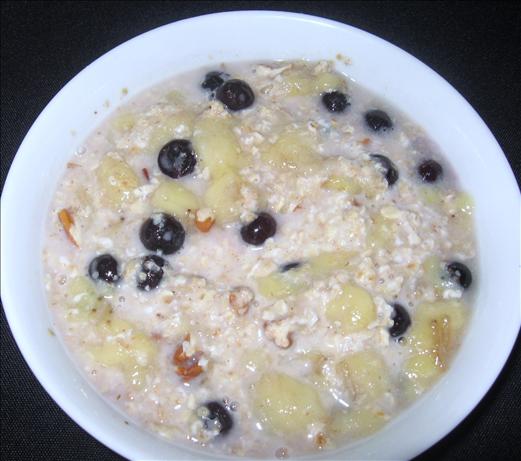 Breakfast Oats & Fruit. Photo by mary winecoff