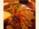 Elliott Sadler's BBQ Chicken and Brown Rice. Photo by windy_moon