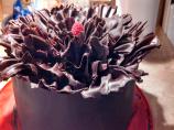 Chocolate Raspberry Ruffle Cake