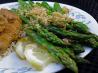 Asparagus With Lemon Butter Crumbs