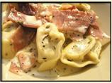 Ravioli Prosciutto Alfredo With Herbes De Provence