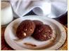 Peanut Butter & Chocolate Cookies. Recipe by Houmous Monster