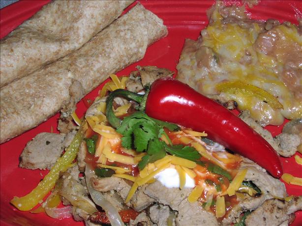 Yummy Pork Fajitas. Photo by TeresaS