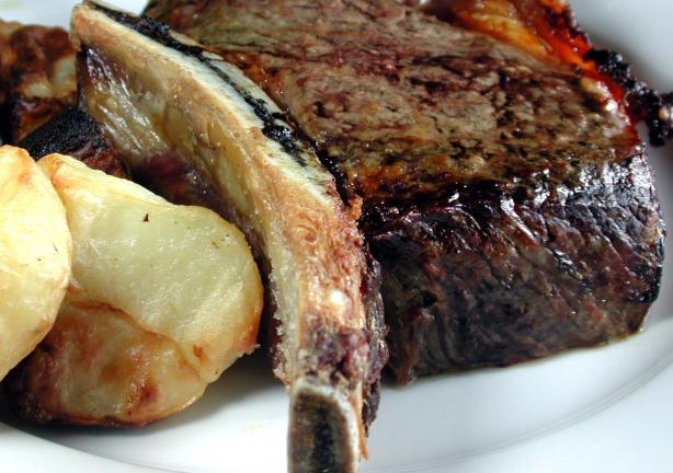 Roasted Beef Rib Eye & Root Vegetables. Photo by Chef floWer