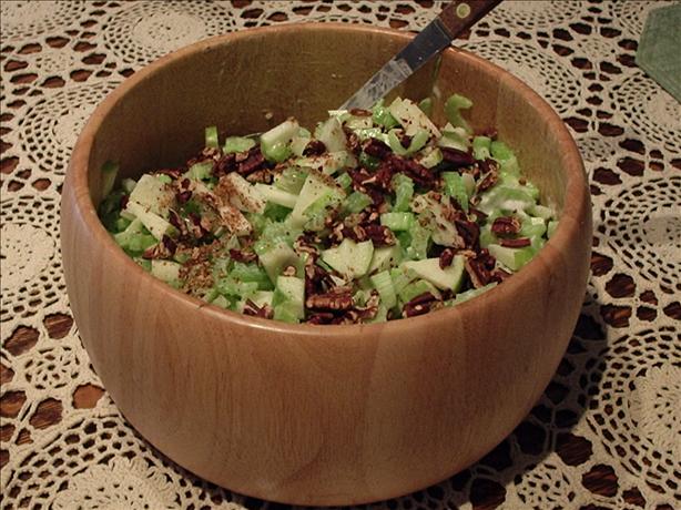 Celery, Apple & Pecan Salad. Photo by Debloves2cook
